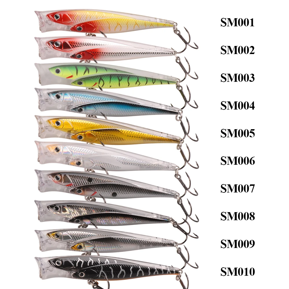 Наживка SMART Popper приманки для рыбной ловли 100 мм 13 5 г верхняя наживка воды