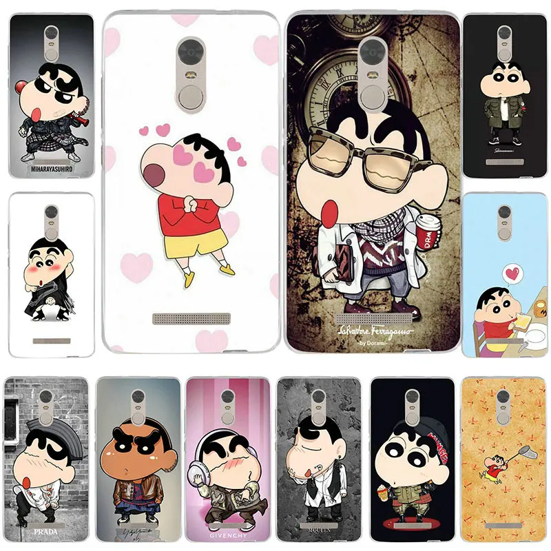 Классные мягкие чехлы из ТПУ с узором Crayon Shin Chan для телефонов Xiaomi Redmi Mi Note 4X 2 3 3S 4A 5 6