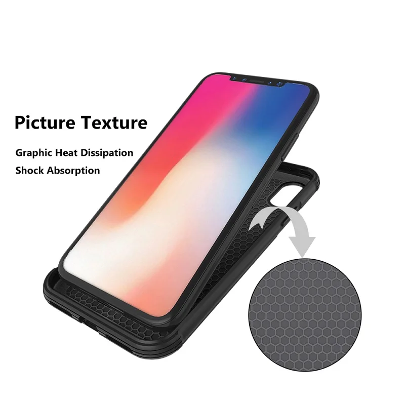 Алюминиевый чехол для телефона iPhone X XS защитный Axolotl военный класс Fundas|Бамперы| |