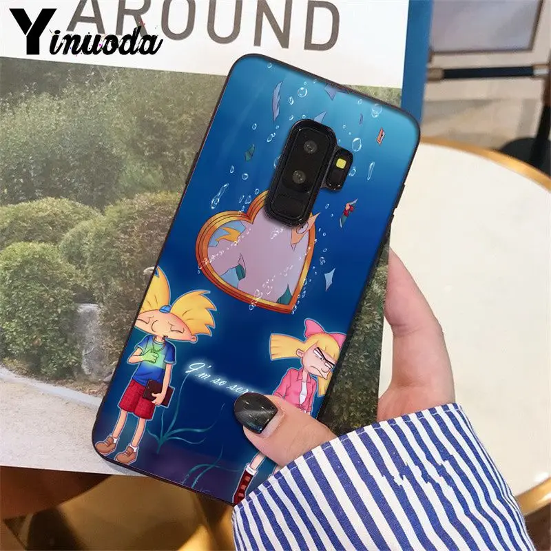 Популярный дизайн Yinuoda Hey Арнольда чехол для GALAXY s5 s6 edge plus s7 s8 s9 plus|Бамперы| |