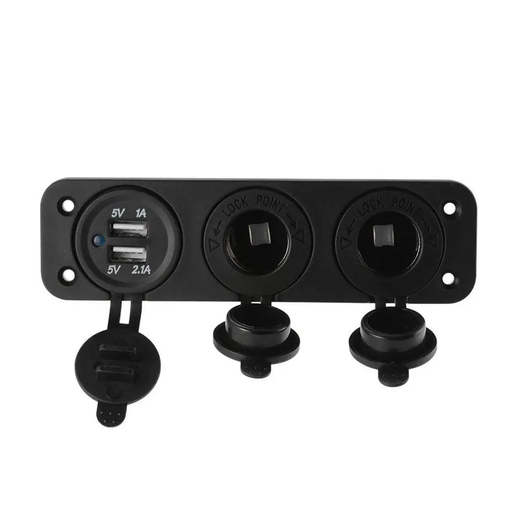 Sailnovo 3100mA двойная розетка для автомобильного прикуривателя ABS 5V 3.1A двойной USB порт