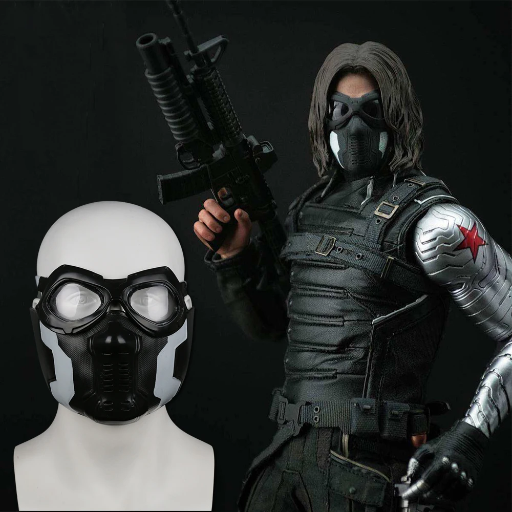 Мстители Капитан Америка 3 зимний солдат Косплей Puntelli Maschera di