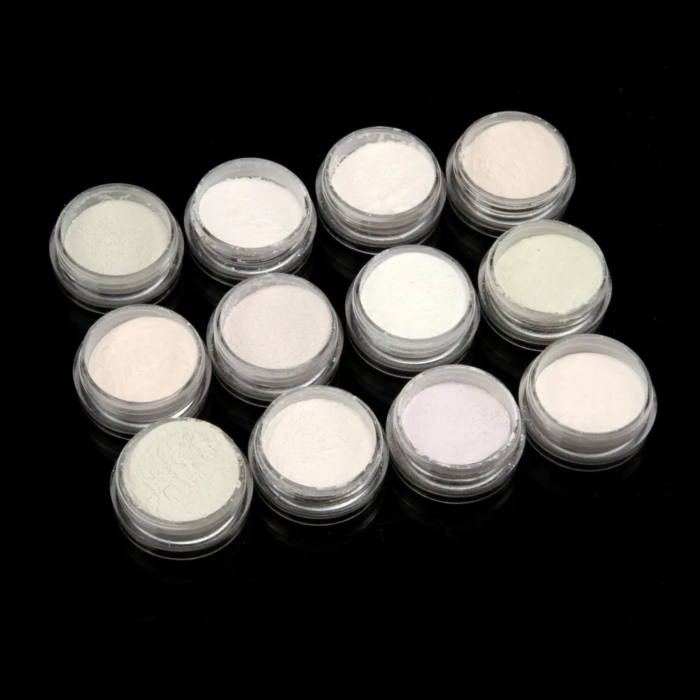 12 цветов УФ свет фотохромный пигмент порошок для ногтей меняющий цвет