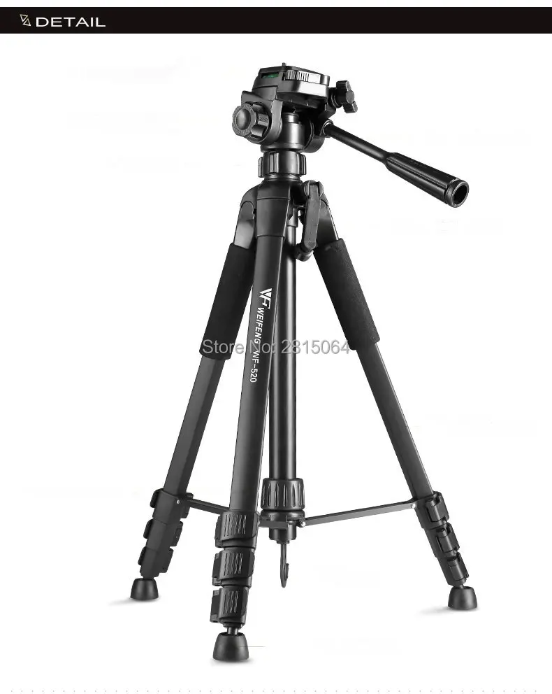 Профессиональный WF520 штатив для камеры гибкий штатив для цифровой DSLR камеры Nikon Canon Sony Fuji Pentax Leica