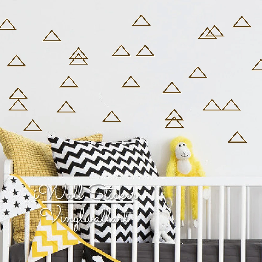 Треугольная Наклейка на стену наклейка для детской комнаты треугольная