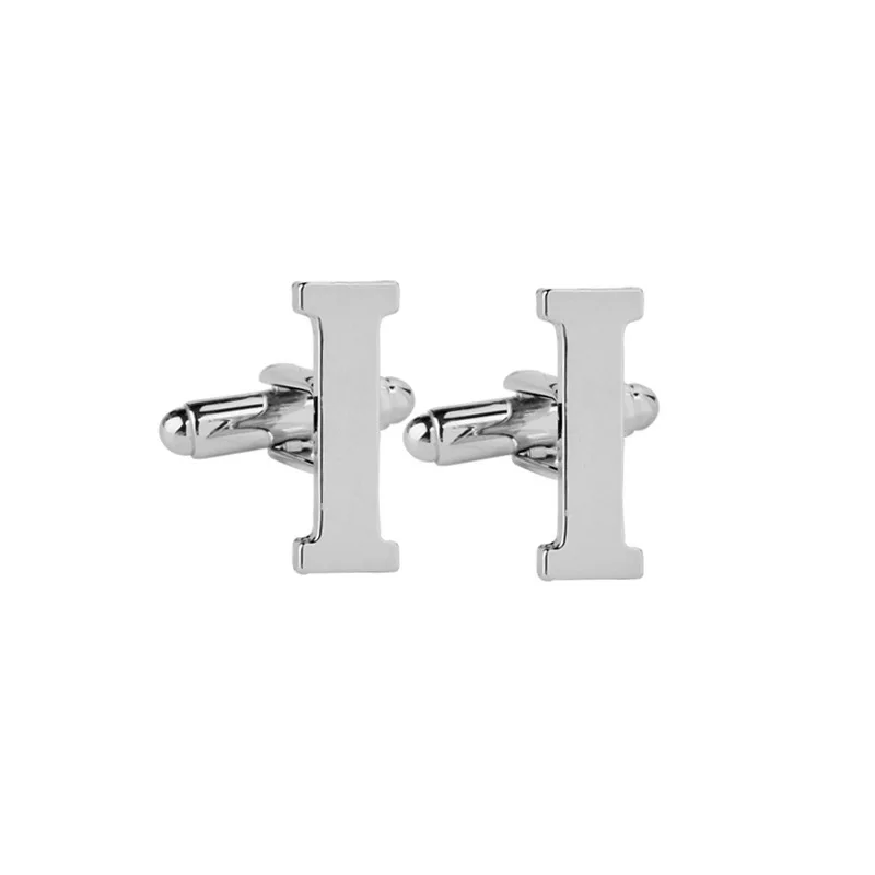 Оригинальная Мужская рубашка с 26 буквами модные алфавитные запонки для мужчин