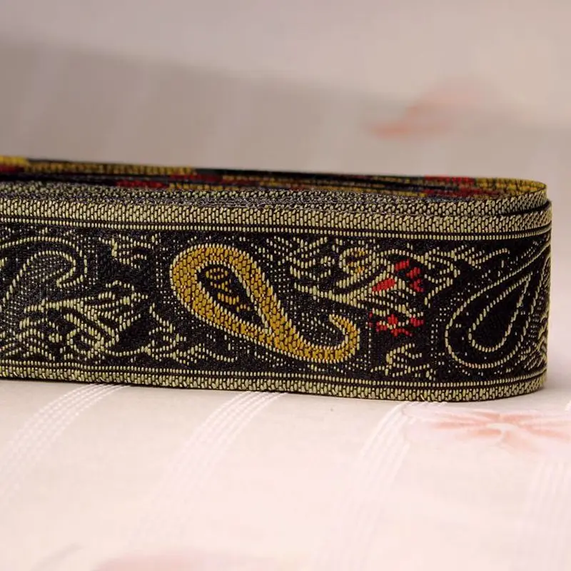 Высококачественная тканая жаккардовая тесьма красивые Ленточные ремешки для