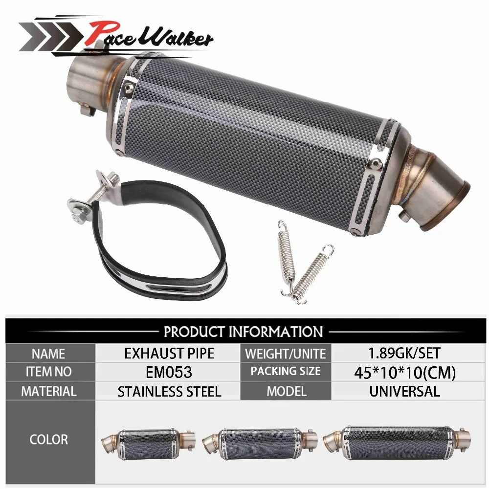 Бесплатная доставка 51 мм изменения мотоцикл Выхлопная труба глушитель CBR CB400 CB600