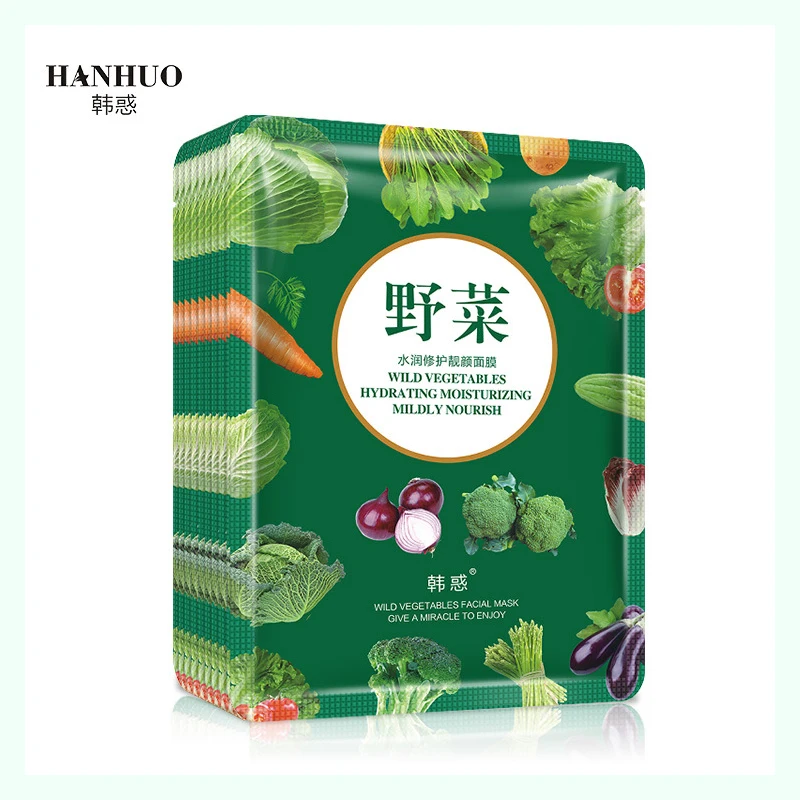 HanHuo дикие овощи маска для лица Маска увлажняющий крем контроль масла питание
