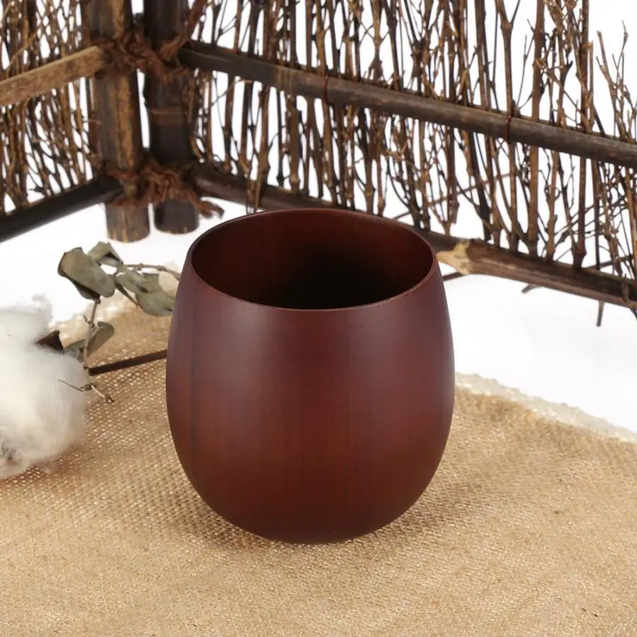 Кофейная чашка традиционная натуральная деревянная кофейная грязь чайная с