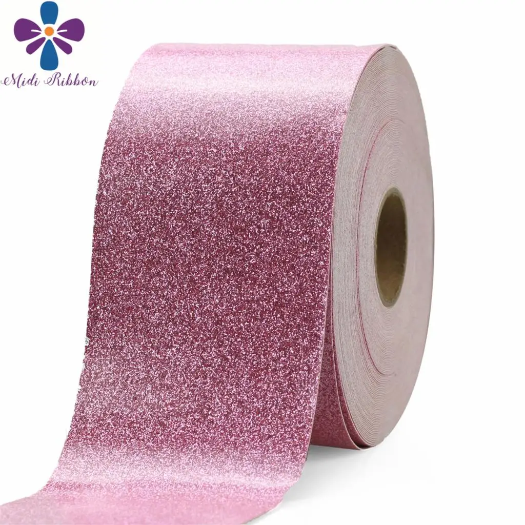 3 &quot75 мм блестящая зеркальная кожаная тканевая лента розовый красный сделай сам