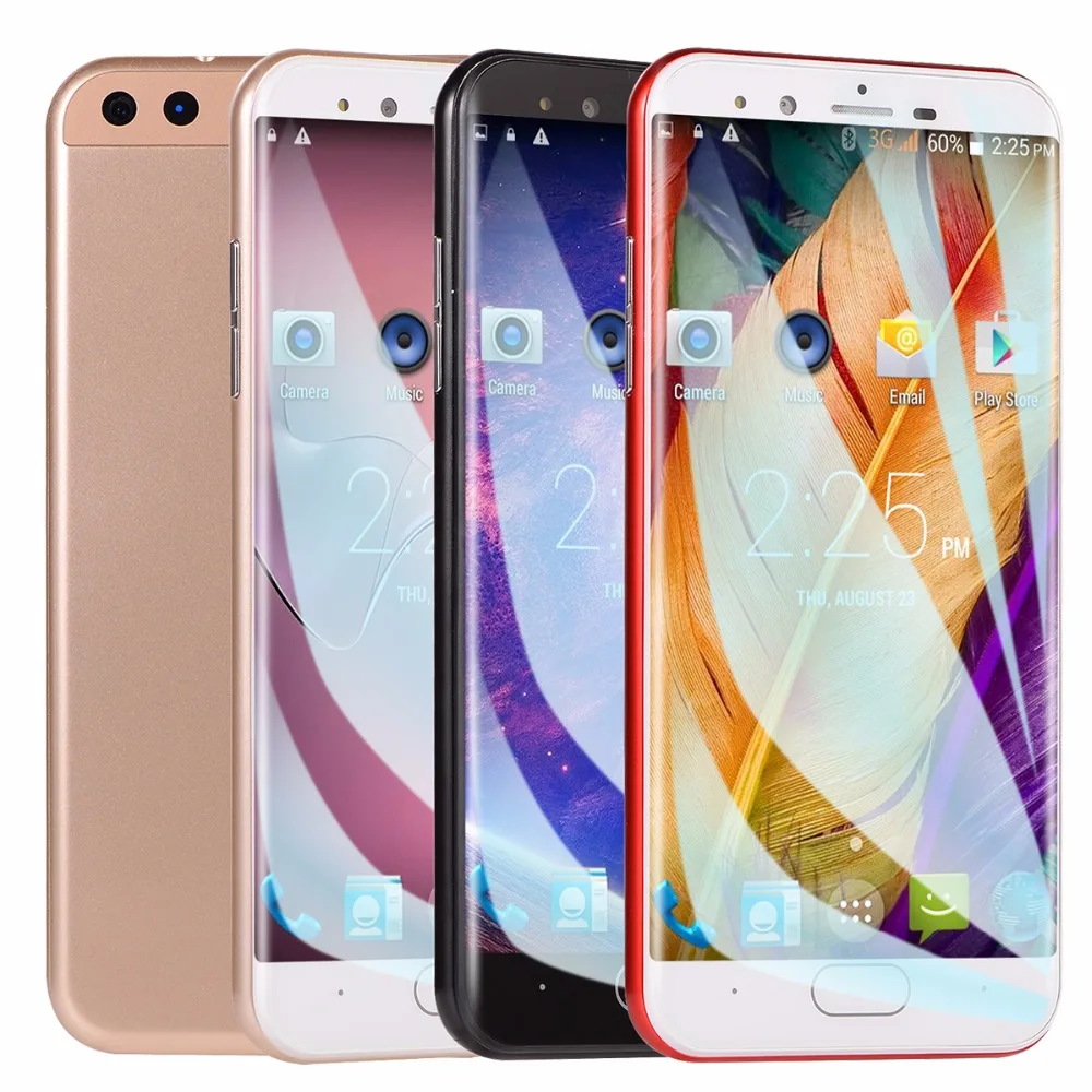 Мобильный телефон GuoPhone P10 MTK6572, двухъядерный Android 6,0, 5,0 дюймов, ips, 854x480, 512 МБ ram, 4 Гб rom, две sim-карты, двойная камера