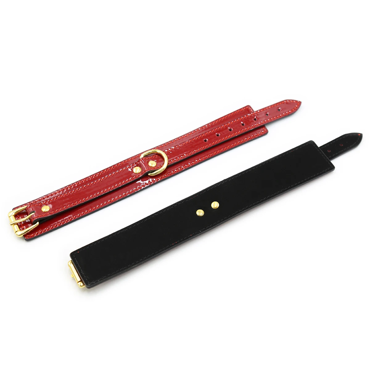 LoveFun БДСМ наручных ограничителей лодыжки лаковая кожа манжеты ограничители