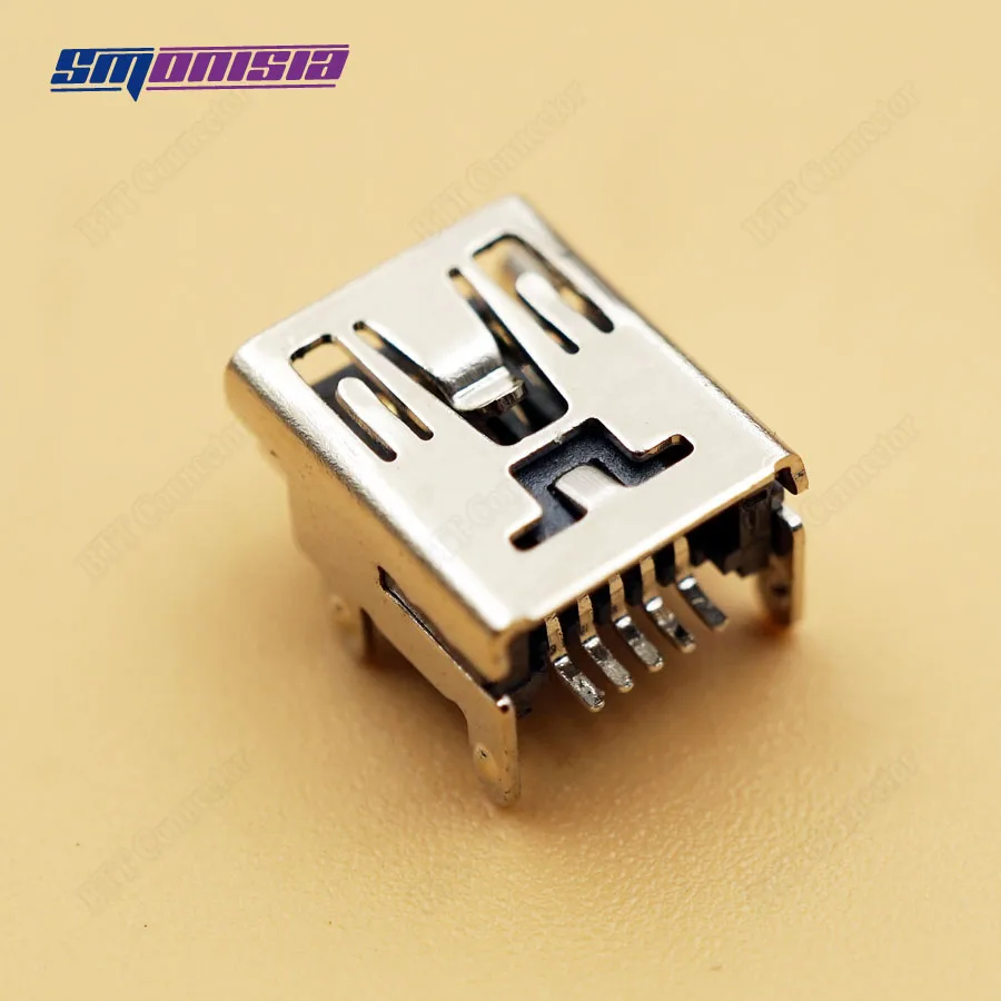 Smonisia 1000 шт 4 футовый SMD Тип Мини USB 5PIN разъем для игрового контроллера DIY