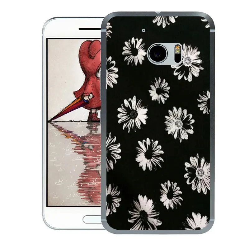 For HTC M10 Case 5.2 inch Cover Soft TPU Silicone Fundas Coque 10 Multicolor Printed Capa Htc10 Phone Cases | Мобильные телефоны и