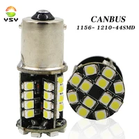 ysy200x canbus error free p21w a15s1156 44smd auto led 1156 ba15s 1210 3528 tail brake turn light bulbs car lamp 12 volts white