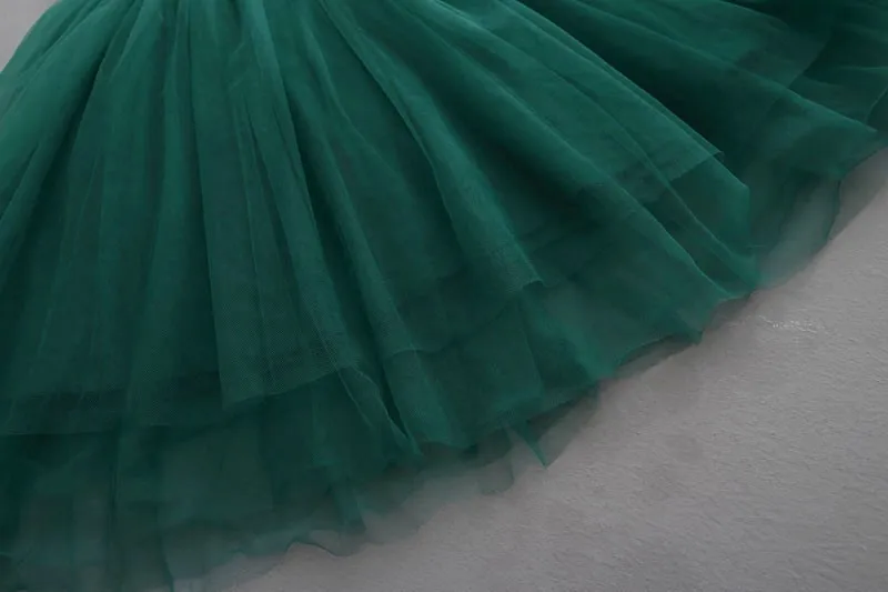 Платье детское летнее Пышное с изумрудными оборками на возраст 2-7 лет 2018 | Детская