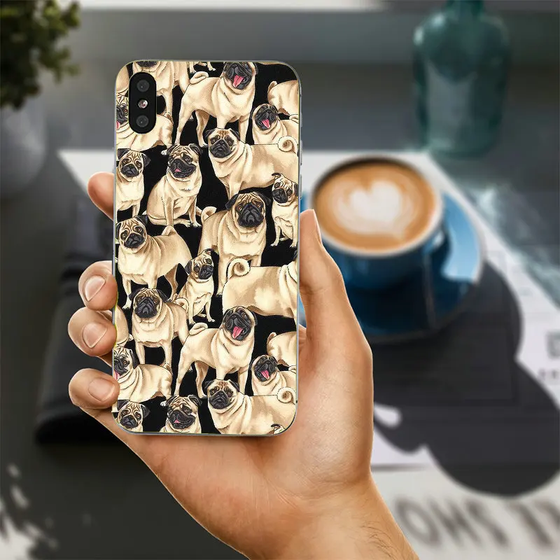 Мягкие ТПУ Силиконовые чехлы для телефонов Чехол iPhone 8 7 6 S Plus X 5 5S SE 5C 4 4s сумки в