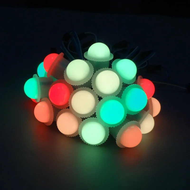 26 мм WS2811 светодиодный модуль пиксела 3 шт 5050 SMD RGB 0 72 W DC12V вход матовое покрытие