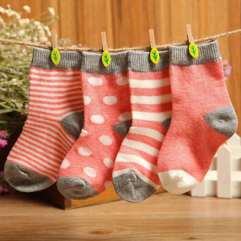 8 пар/лот хлопковые носки для малышей весенне осенние маленьких мальчиков и