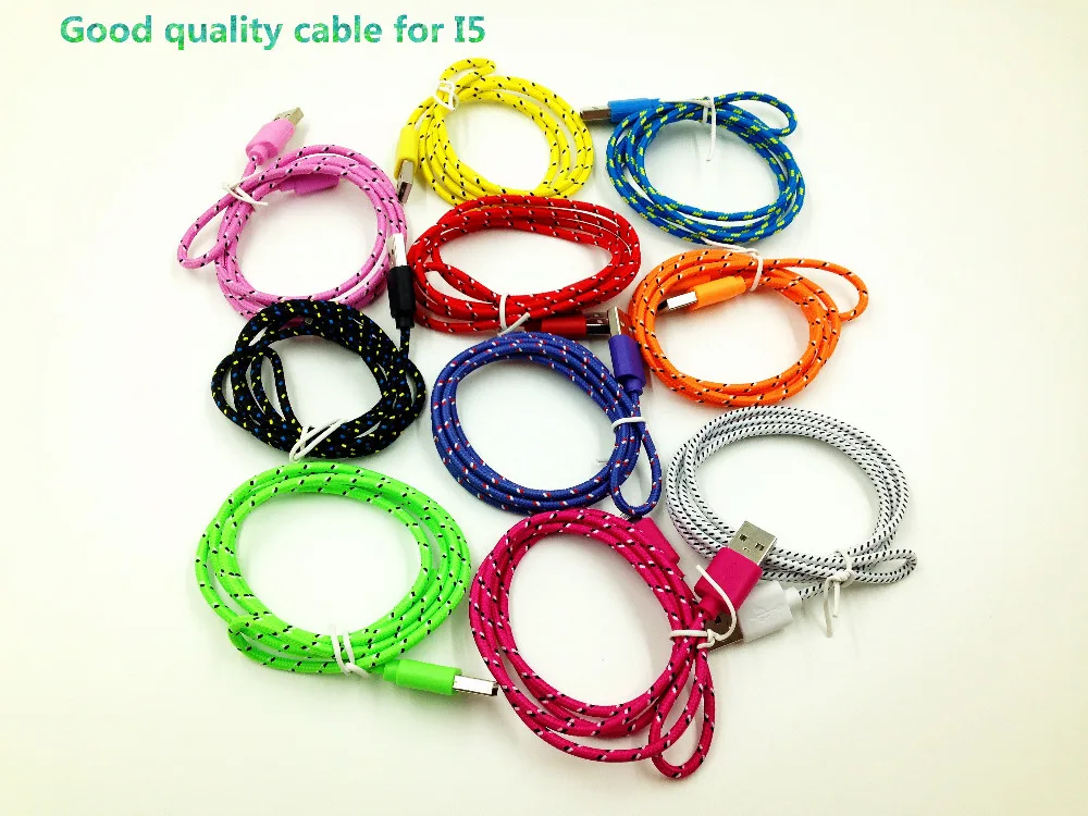 2000 шт./лот DHL Быстрая доставка Высокое качество 1 м 3 фута Ткань Нейлон Плетеный 8pin