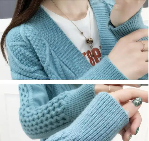 Высококачественный модный кардиган свитер новинка 2019 женское вязаное пальто