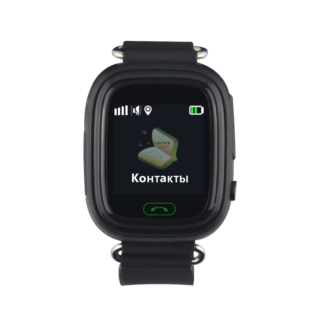 Q90 gps телефон позиционирования детские часы 1,22 дюймов цветной сенсорный экран wifi SOS Смарт часы gps трекер локатор устройство слежения