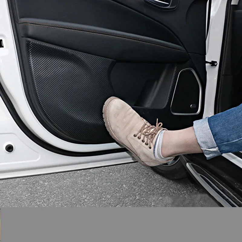 Защитная панель для дверей из углеродного волокна с защитой от ударов коврик