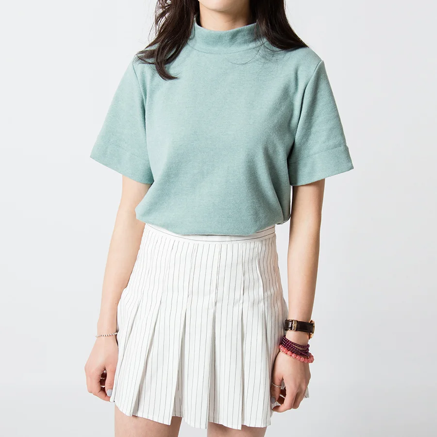 Женская футболка с коротким рукавом повседневная универсальная базовая ярких