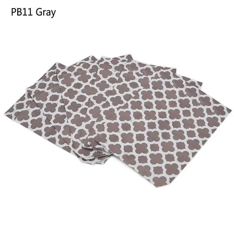 Gray 12x17 см пакеты для попкорна крафт-бумажный мешок свадебный подарок упаковка мешочек Рождественские Чулки Свадебные украшения вечерние поставки - Цвет: Gray
