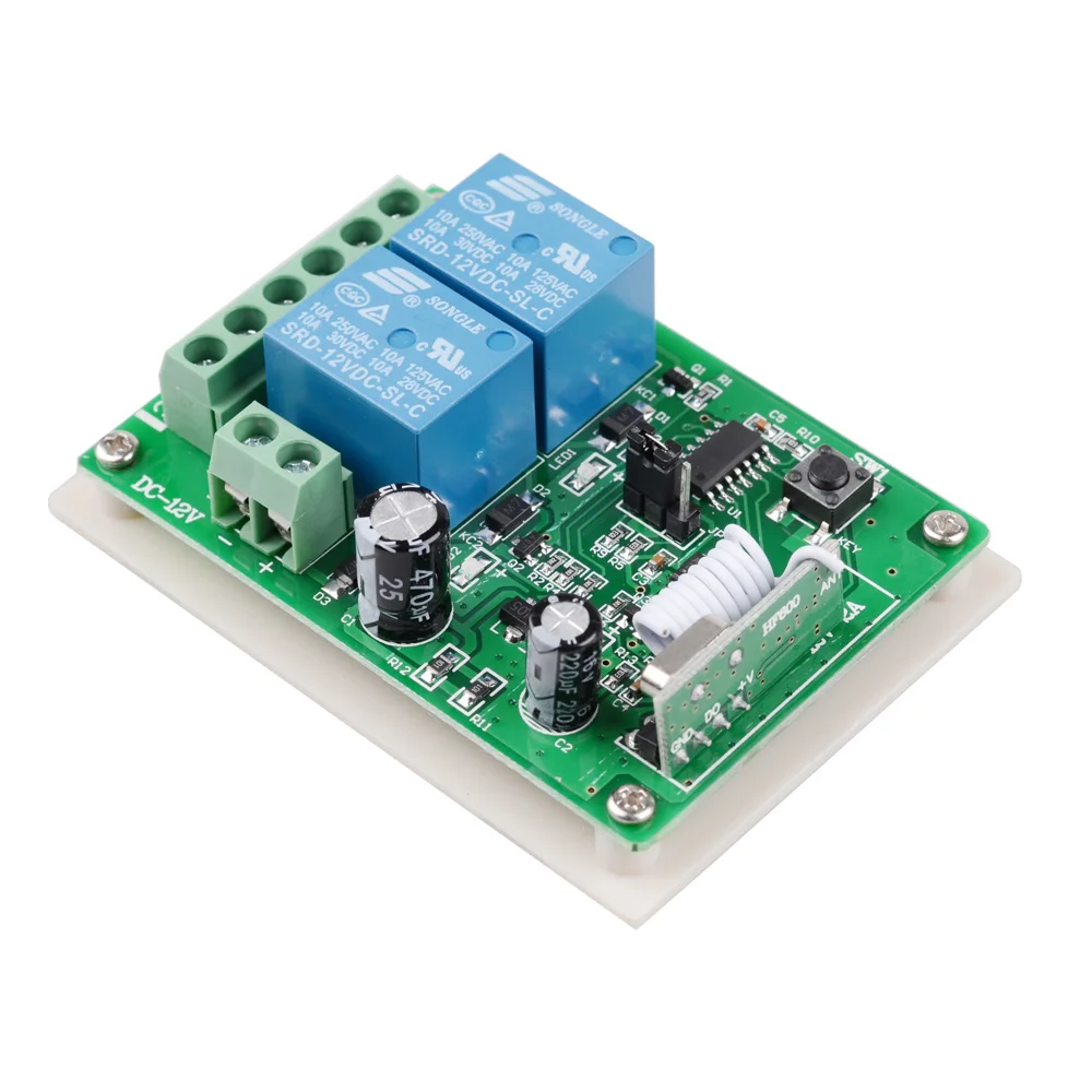 DC 12V 2CH 10AWireless пульт дистанционного управления Передатчик дистанционное