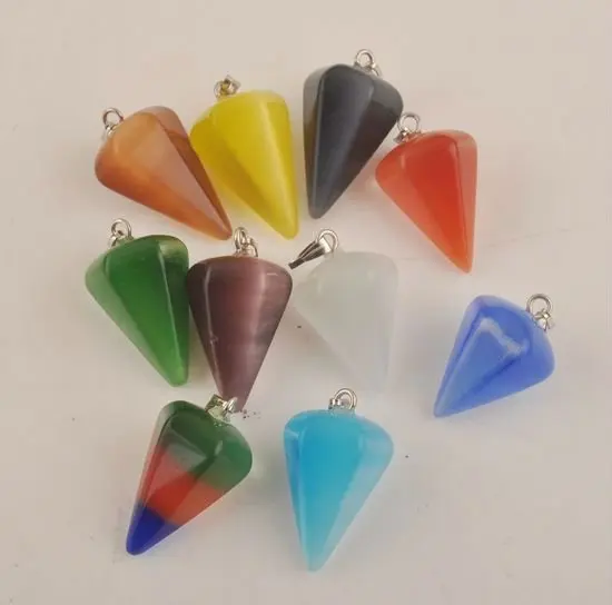 Wholesale 100 pcs Mix Cat eye Carve Cone Pendants | Украшения и аксессуары