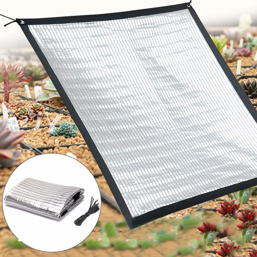 Новая Солнцезащитная затеняющая сетка Брезентовая изоляция отражающая