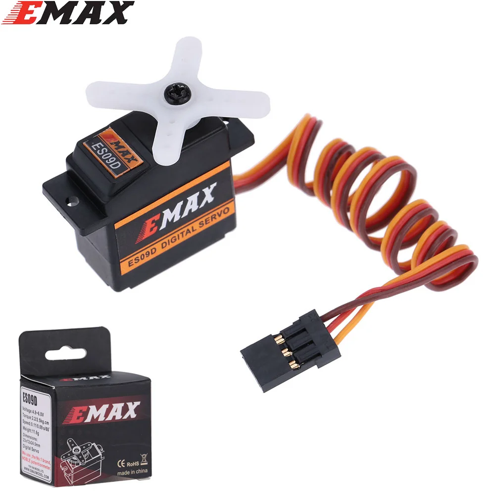 1/2/4 шт EMAX ES09D пластик цифровой Swash RC сервопривод для Trex 450 Rc вертолетов Дрон|Детали