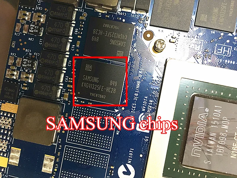 Новая Оригинальная графическая карта GTX 970M GTX970M с X образным кронштейном памяти 6