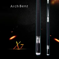 original arch benz x7 billiard pool cue 13mm tip 149cm length professional maple shaft billiards with excellent gifts and box