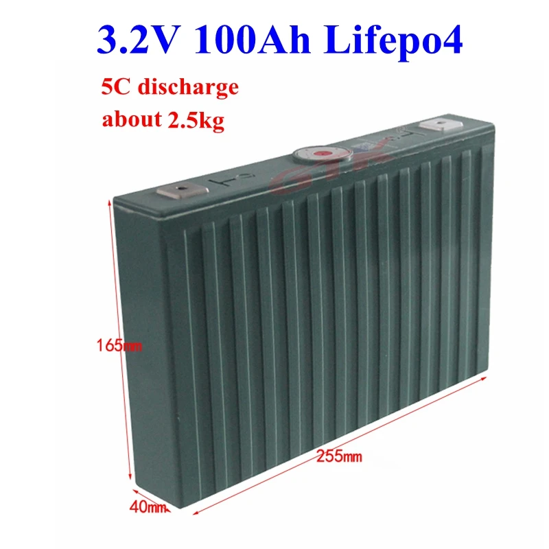 Литиевая батарея Lifepo4 4 шт. 3 2 в 100 Ач 5c 300 А разряд diy аккумулятор для электромобиля