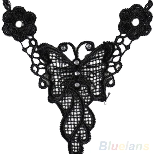 Бюстгальтер женский черный с бабочками 985K |