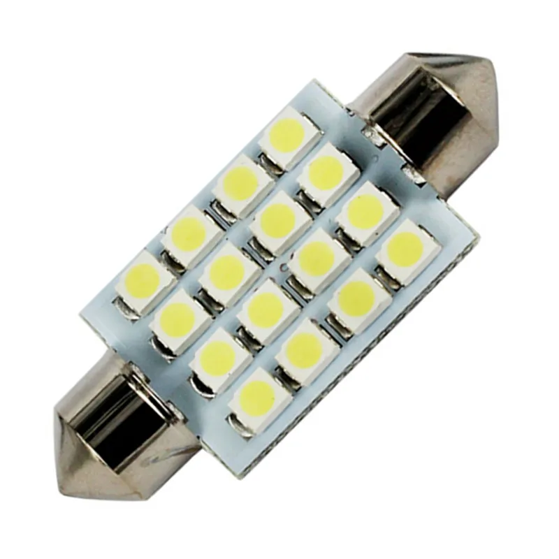 1 шт. суперъяркая Светодиодная лампа 31 мм 36 39 41 16 SMD Festoon светодиодсветильник для