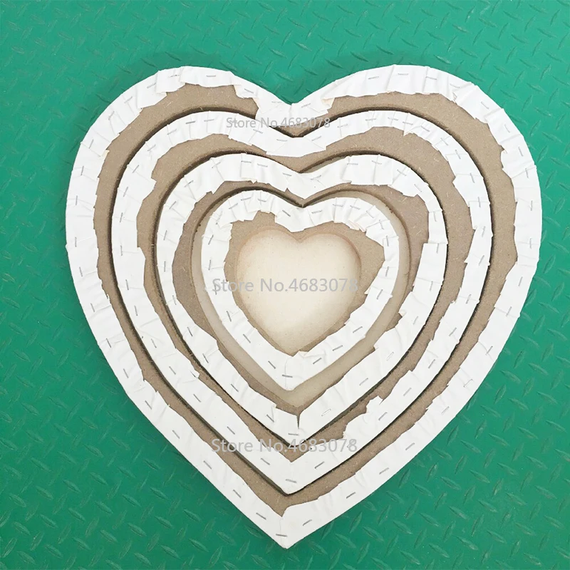 5 шт. деревянная рама в форме сердца для профессионального художника|Холст