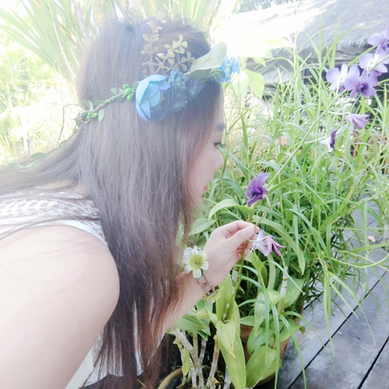 Новинка романтическая ручная работа Женская повязка на голову с искусственным