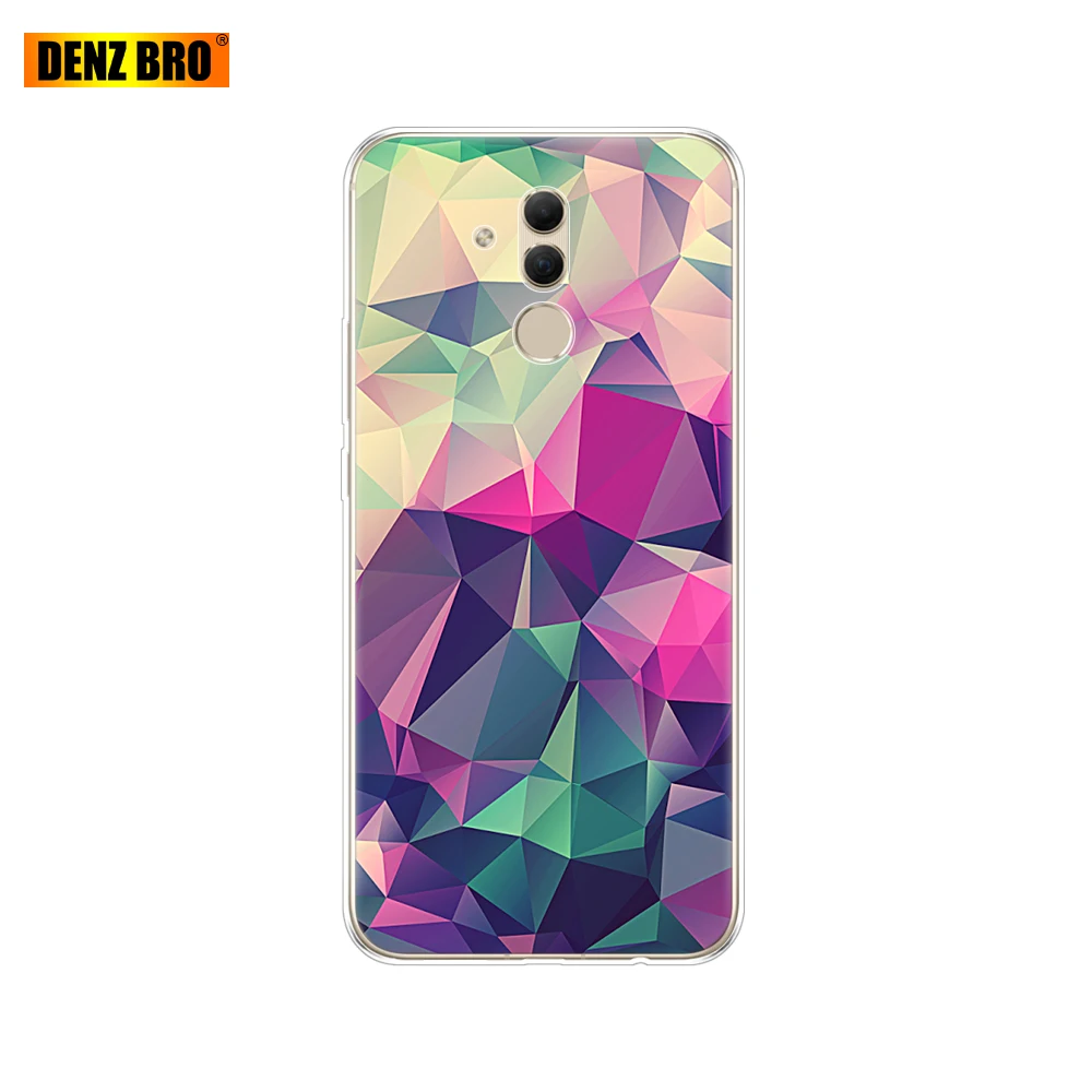 61858 Чехол для huawei mate 20 Lite, 6,3 дюймов, прозрачный силиконовый мягкий ТПУ чехол для телефона huawei mate 20 Lite, защитный чехол, бампер - Цвет: 61858