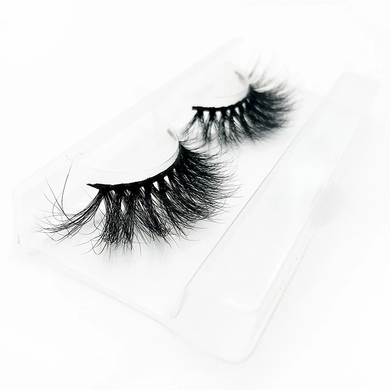 Ресницы норковые 25 мм перекрещивающиеся пряди не подвергаются жестокости