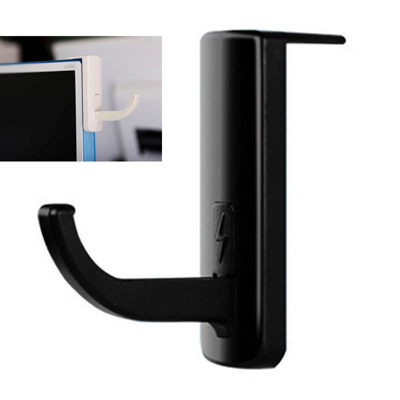 

1PC New Headset Stand Holder Rack Universal Headphone Hanger Stand Hook Wall Hook PC Monitor Display Stand