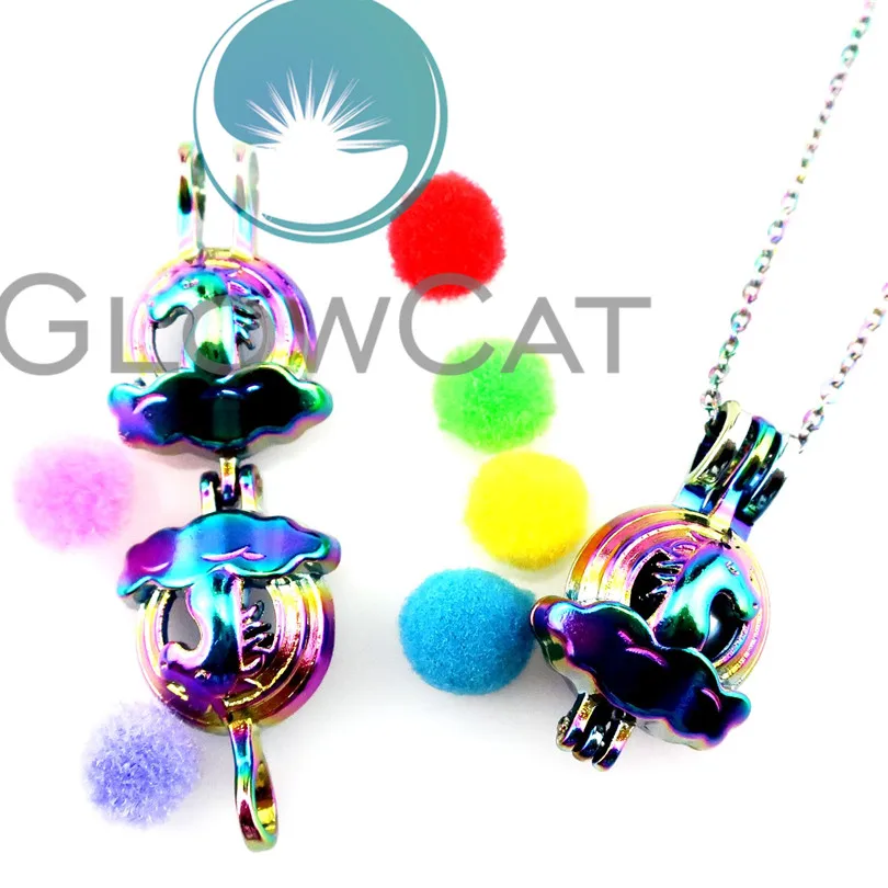 C773 Радужная клетка в виде лошадиных облаков диффузор эфирных масел арома