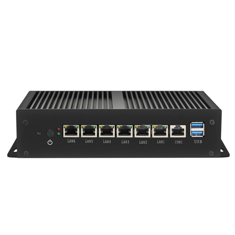 XCY PfSense брандмауэр Мини ПК маршрутизатор Intel Celeron 1007U 1037U 6xLAN сетевая карта Intel Gigabit Ethernet сервер Windows Linux