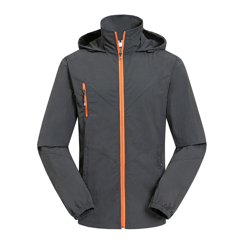 Новинка 2018 весна-лето-осень Модная приталенная Мужская быстросохнущая куртка