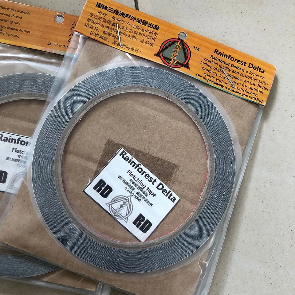 1 рулон для стрельбы из лука перо Флетчинг лента закалки сильной надежной связи DIY