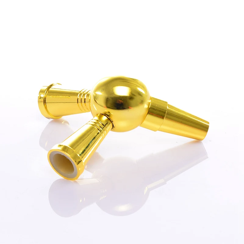 Gold 2 в 1 водопровод Hookah Hose Adapter алюминиевый сплав Shisha соединение табачные трубы Chicha Nargile принадлежности для курения - Color: Gold