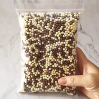 felicoalice 15000pcs diy snow mud particles accessories slime balls small tiny foam beads for floam filler for diy supplies